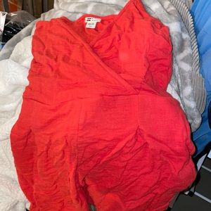 Billabong red romper